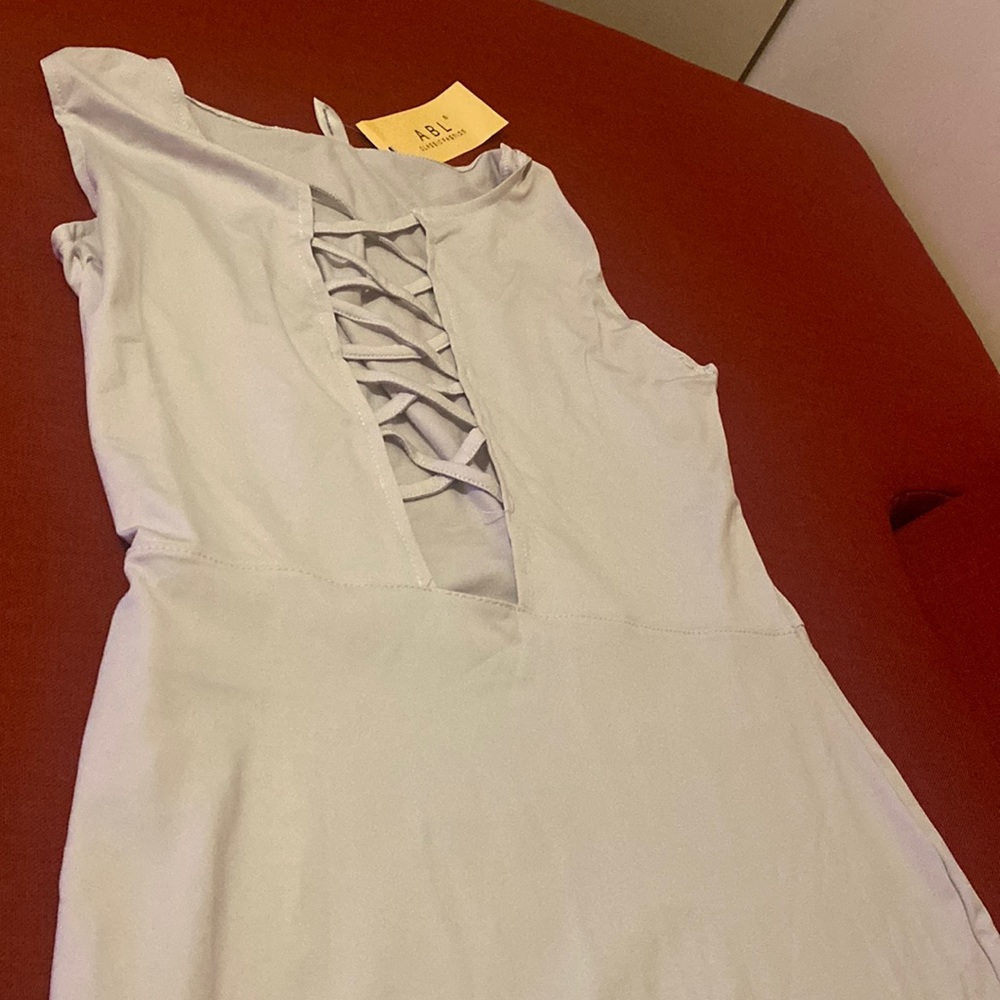 Sexy tan dress